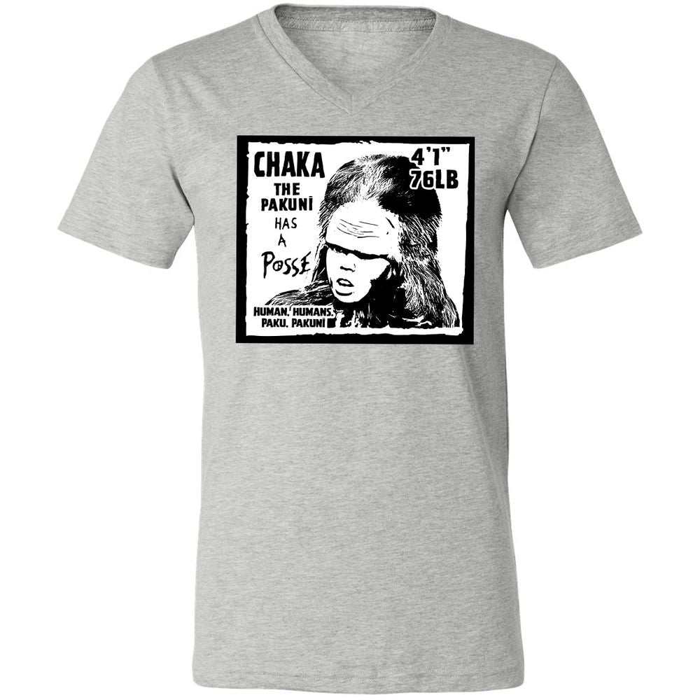 Unisex V-Neck T-Shirt - HWTV1J9A - Athletic Heather - 7