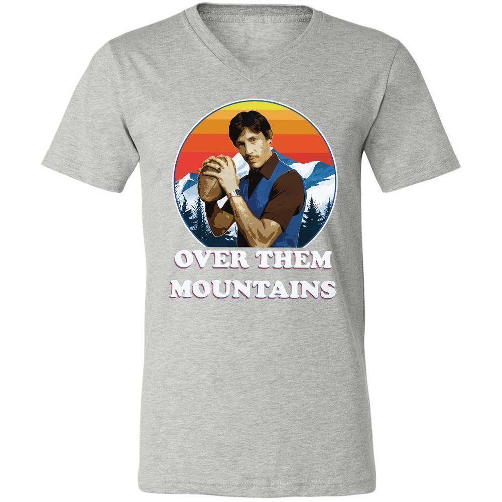 Unisex V-Neck T-Shirt - FXZF48R9 - Athletic Heather - 7