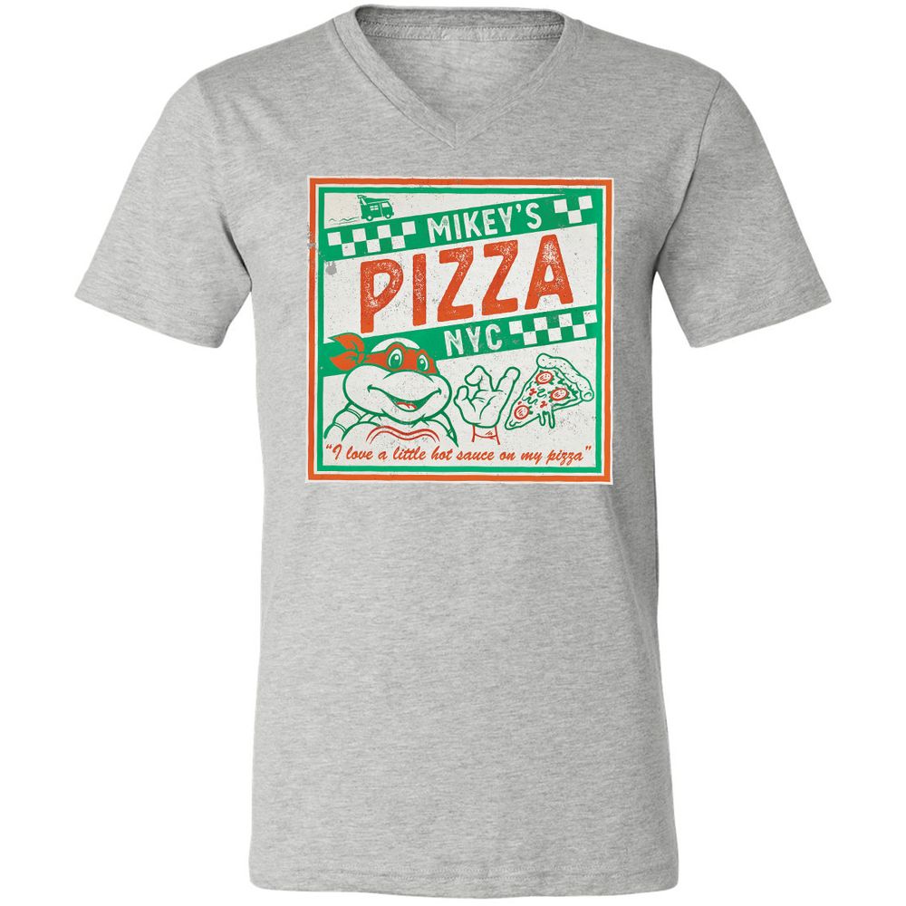 Unisex V-Neck T-Shirt - 7X3V38A6 - Athletic Heather - 7