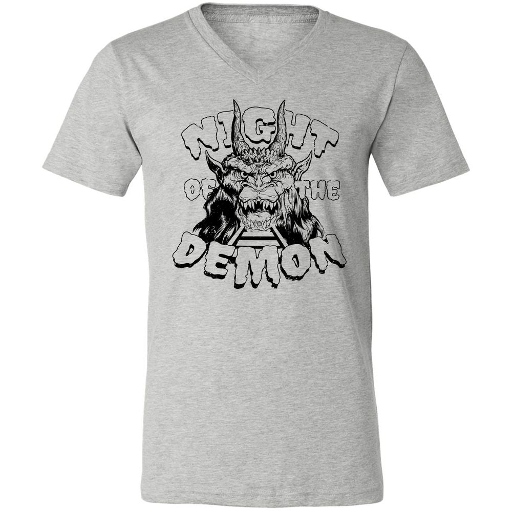 Unisex V-Neck T-Shirt - B6MJF9XZ - Athletic Heather - 7