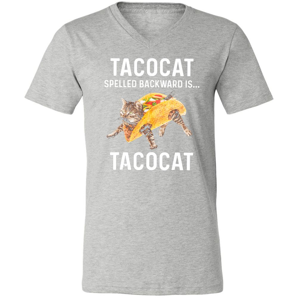 Unisex V-Neck T-Shirt - A3UZUB96 - Athletic Heather - 7