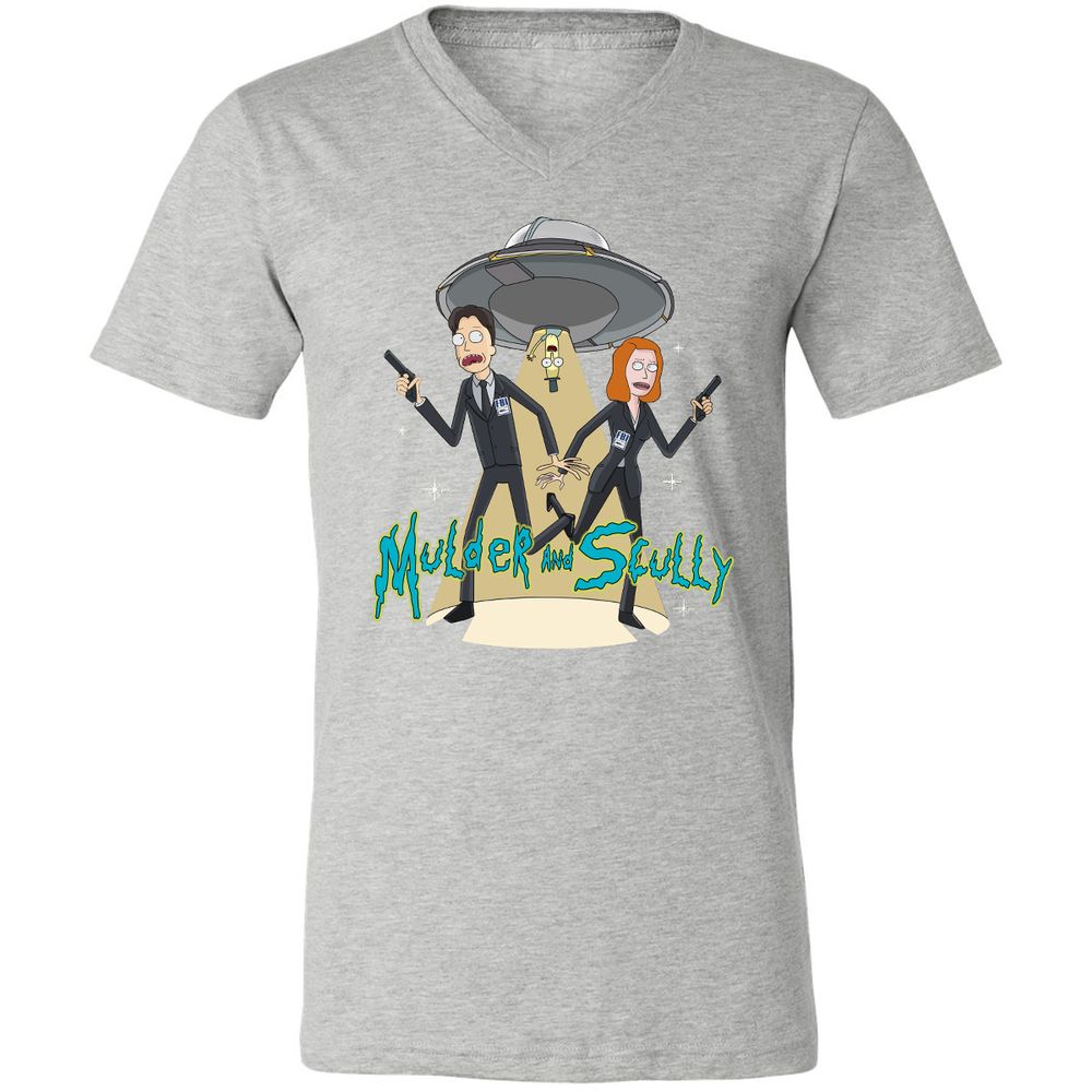 Unisex V-Neck T-Shirt - UBGAG5X2 - Athletic Heather - 7