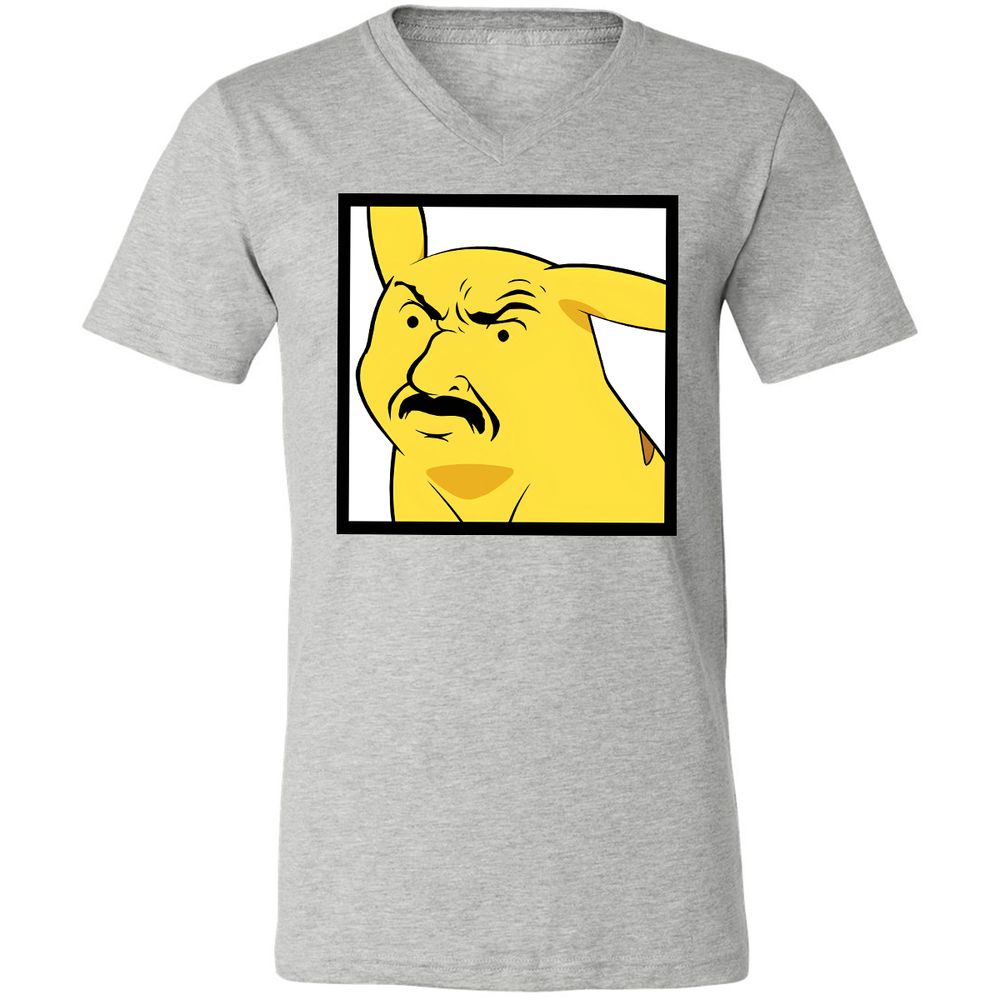 Unisex V-Neck T-Shirt - 8UB9DNPS - Athletic Heather - 7