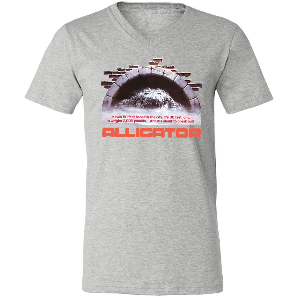 Unisex V-Neck T-Shirt - 2ZSVGE16 - Athletic Heather - 7