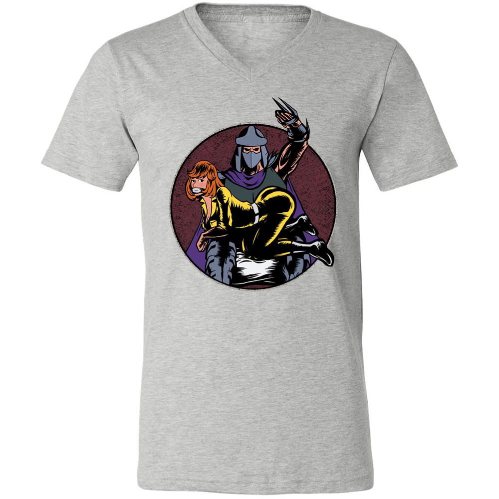 Unisex V-Neck T-Shirt - P4GC758K - Athletic Heather - 7