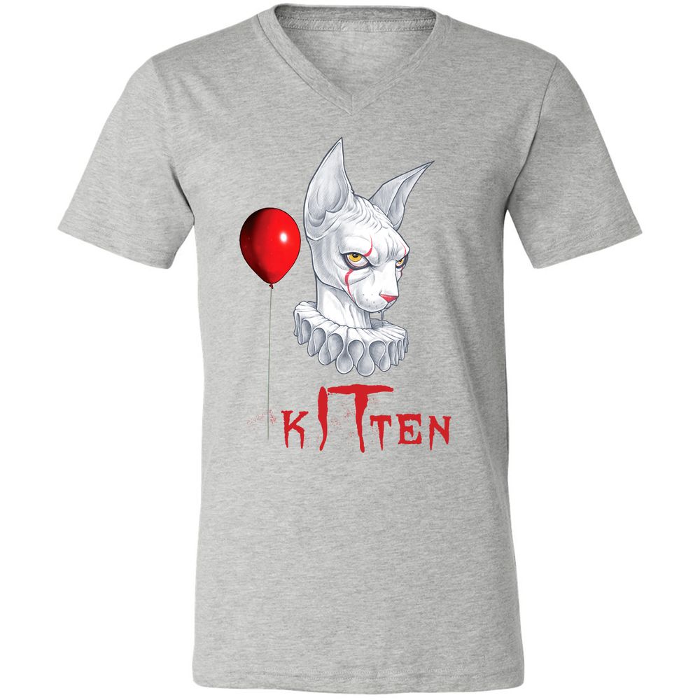 Unisex V-Neck T-Shirt - J6X42B2C - Athletic Heather - 7