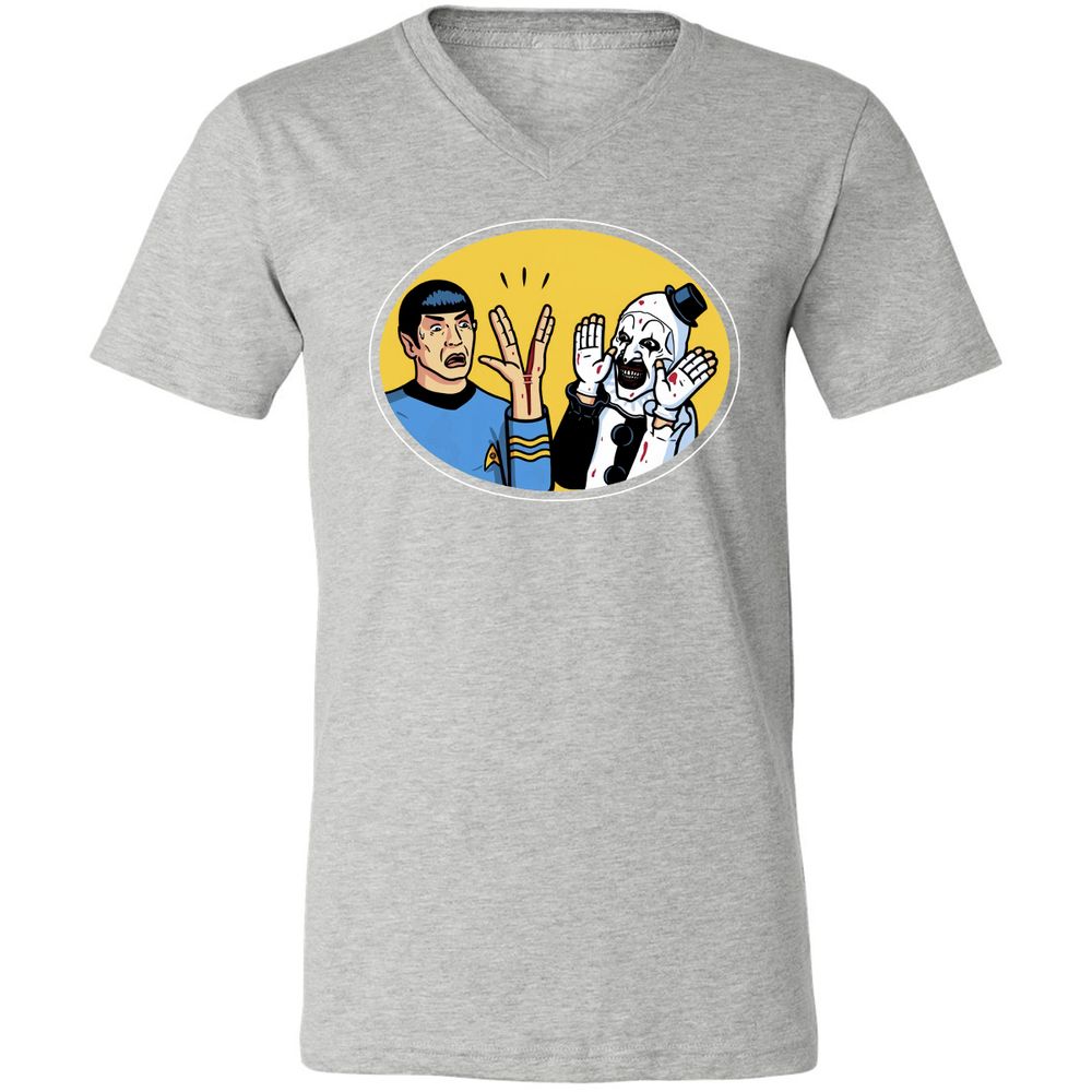 Unisex V-Neck T-Shirt - MRHD17H4 - Athletic Heather - 7