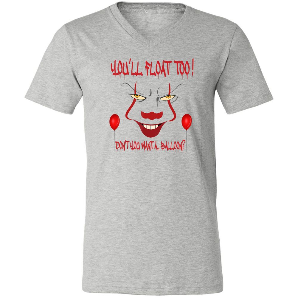 Unisex V-Neck T-Shirt - TS2P7UH1 - Athletic Heather - 7