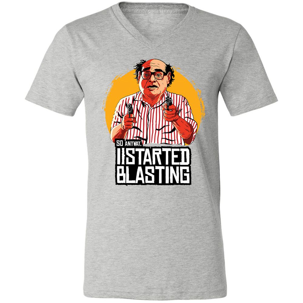 Unisex V-Neck T-Shirt - A918X1JC - Athletic Heather - 7