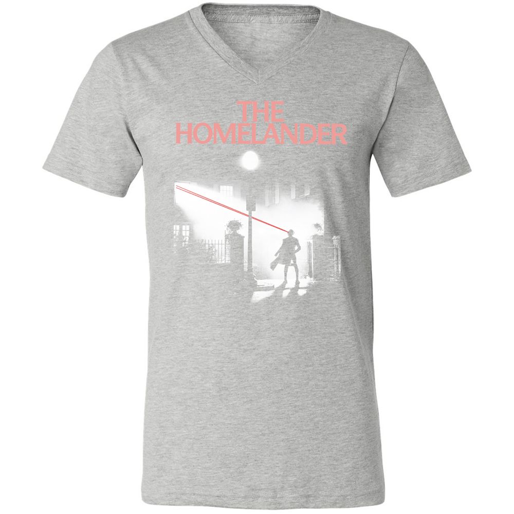Unisex V-Neck T-Shirt - DDU3LFH3 - Athletic Heather - 7
