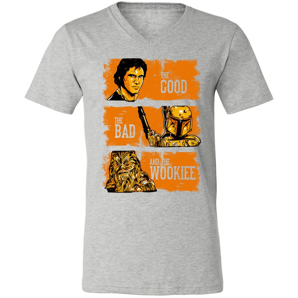 Unisex V-Neck T-Shirt - MR1DTZ7B - Athletic Heather - 7