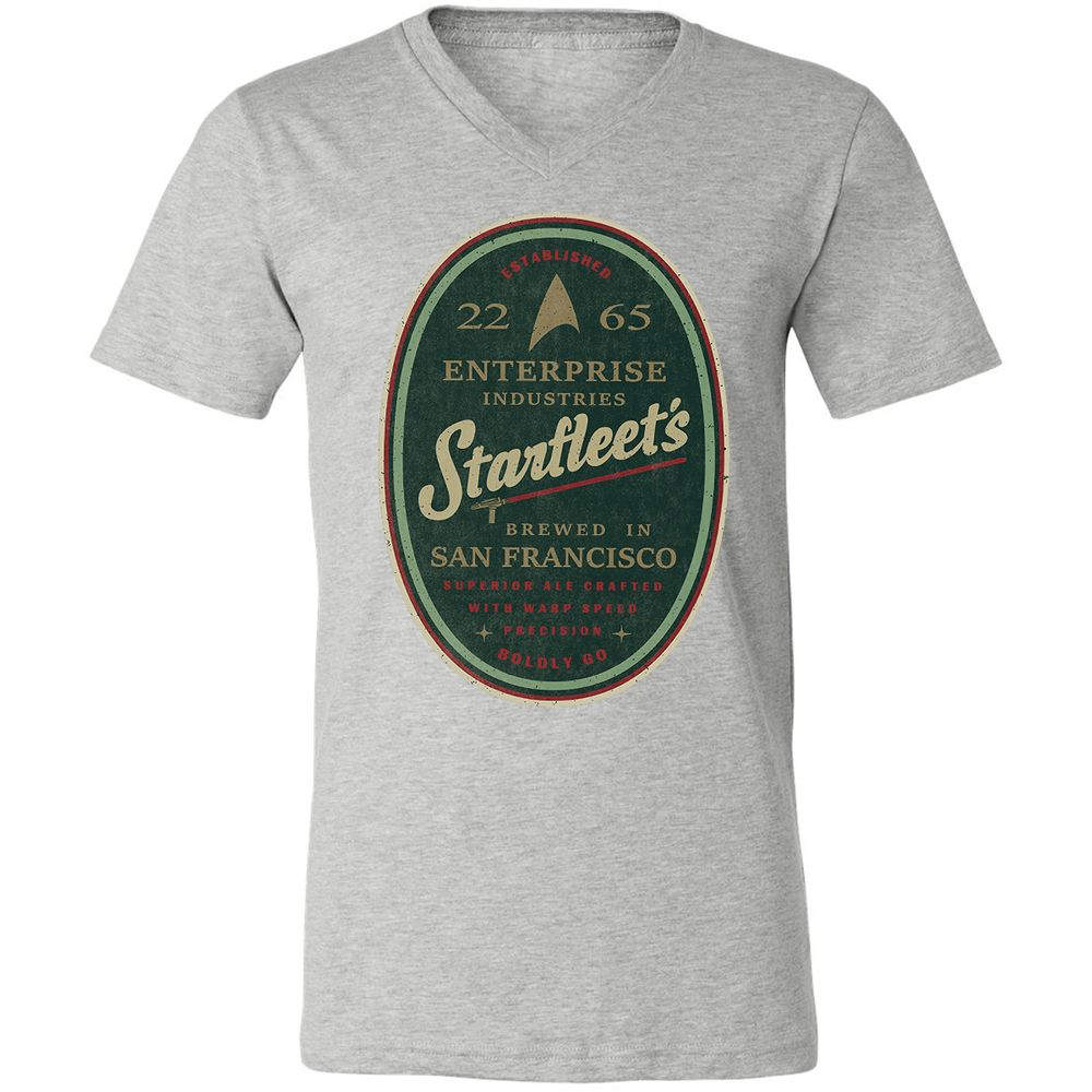 Unisex V-Neck T-Shirt - 6JFL3MHV - Athletic Heather - 7