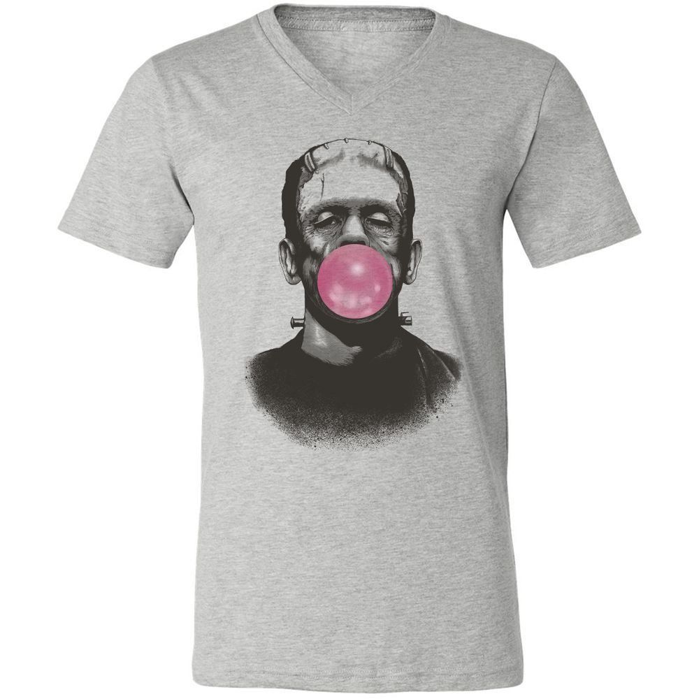 Unisex V-Neck T-Shirt - 8R3XPLVB - Athletic Heather - 7