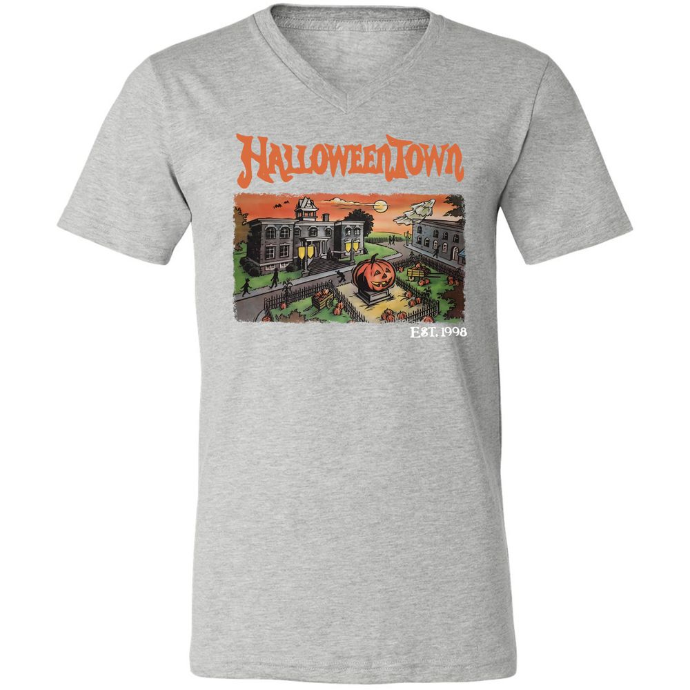 Unisex V-Neck T-Shirt - G9C47DTV - Athletic Heather - 7