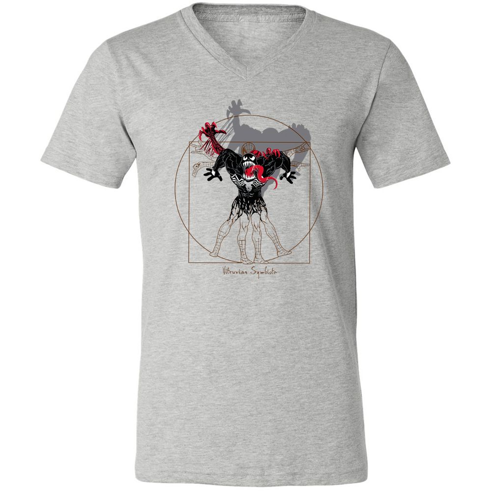 Unisex V-Neck T-Shirt - C5HJMXM3 - Athletic Heather - 7