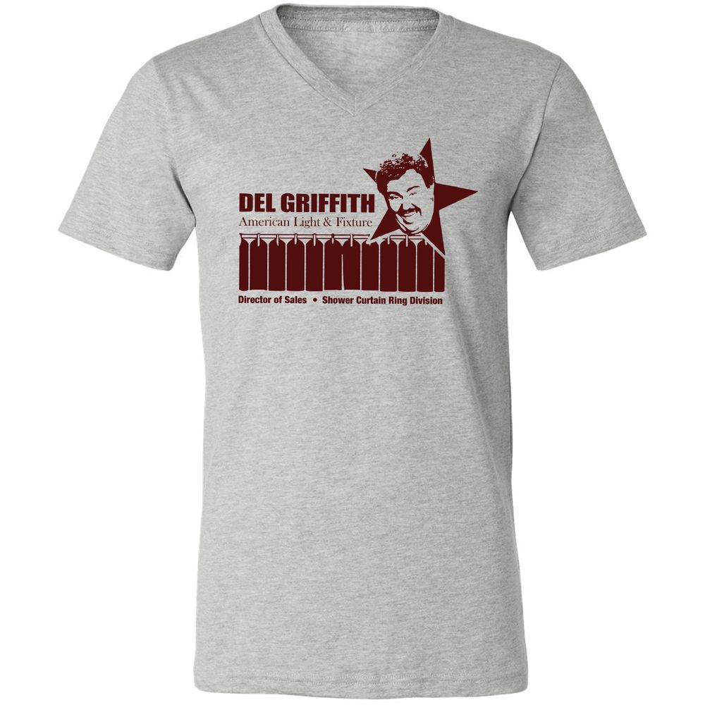 Unisex V-Neck T-Shirt - P96A8FZD - Athletic Heather - 7