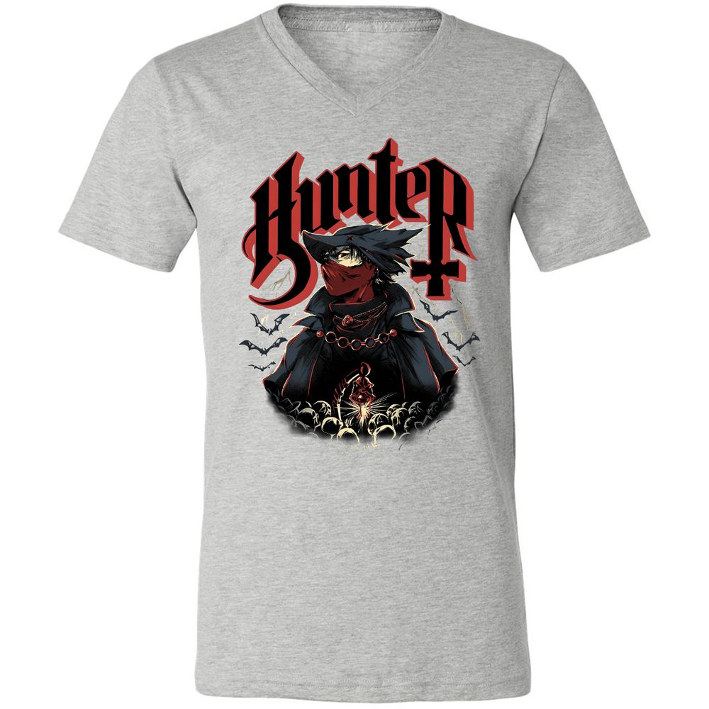Unisex V-Neck T-Shirt - 88RY3SXU - Athletic Heather - 7