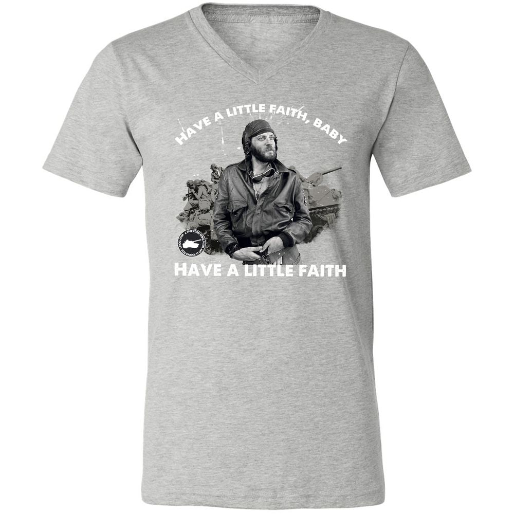 Unisex V-Neck T-Shirt - UGX8D2S4 - Athletic Heather - 7