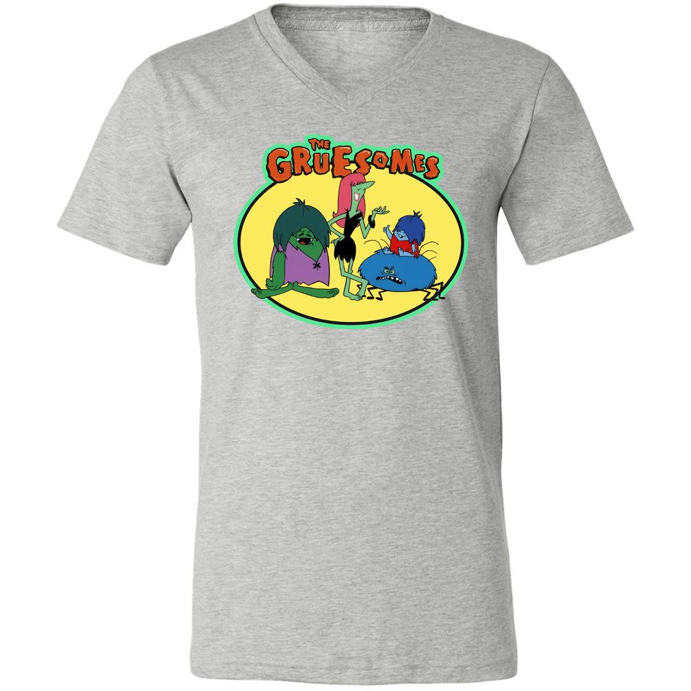 Unisex V-Neck T-Shirt - K2GAH2UV - Athletic Heather - 7