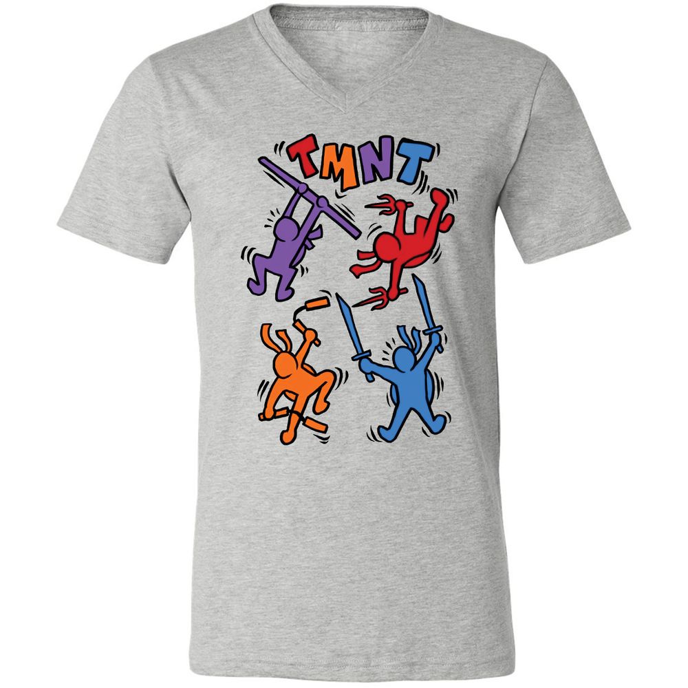 Unisex V-Neck T-Shirt - XPPCFY9W - Athletic Heather - 7