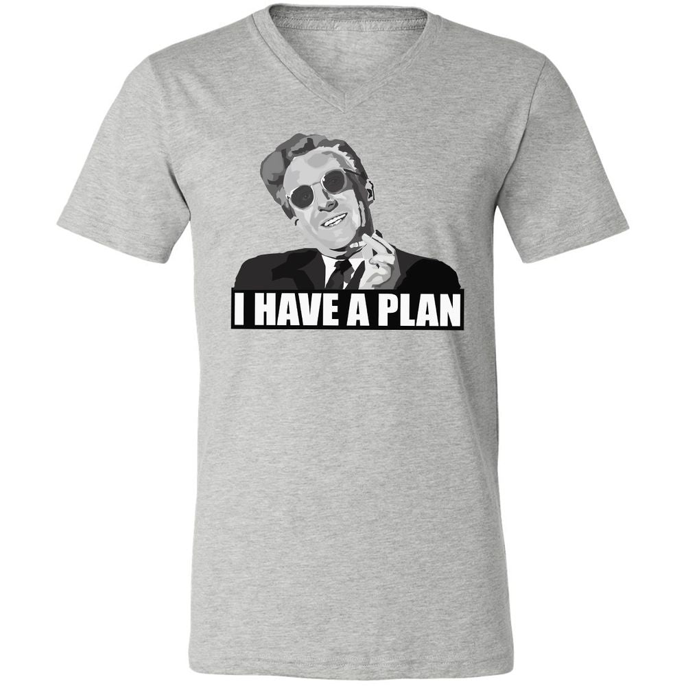 Unisex V-Neck T-Shirt - HH31H6C1 - Athletic Heather - 7