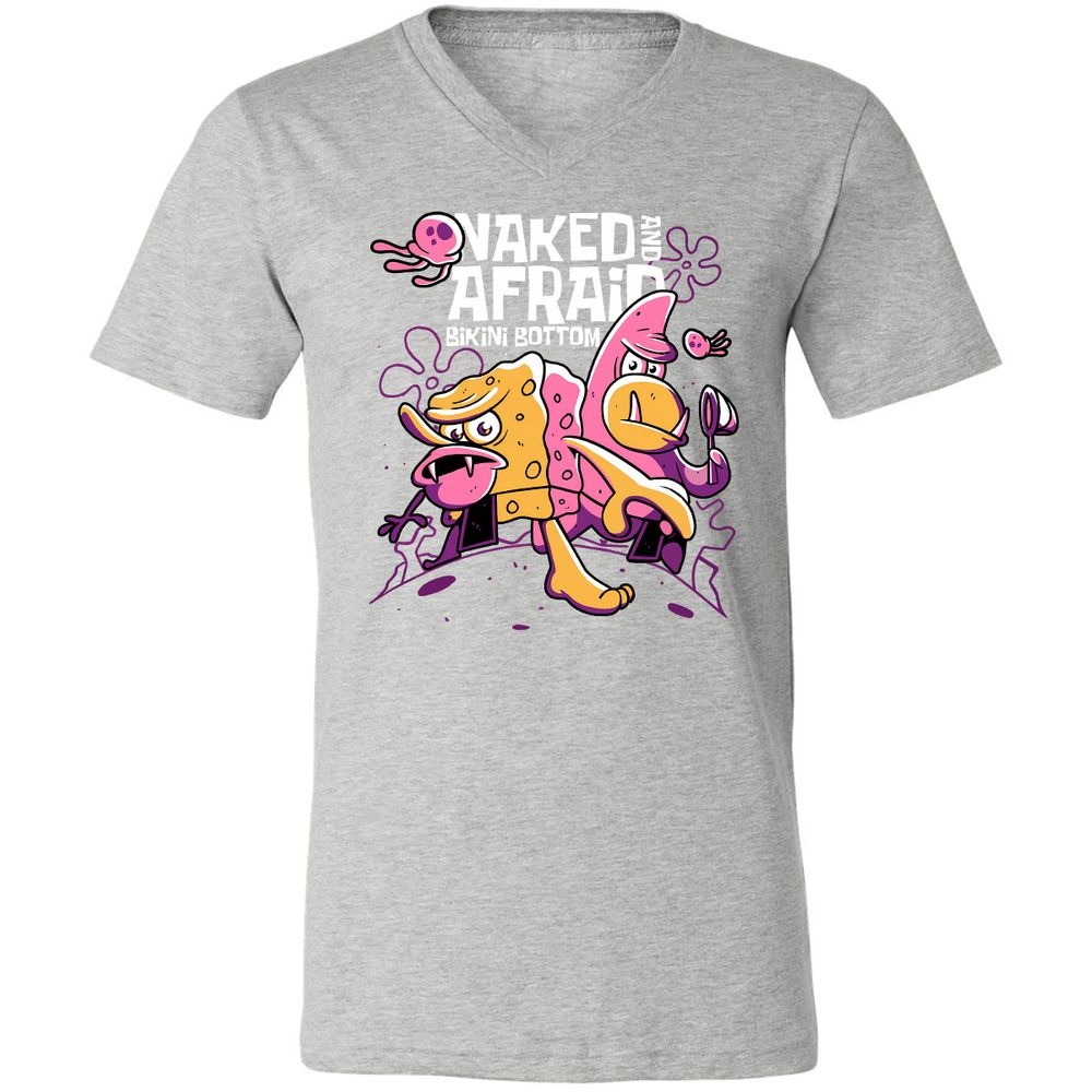 Unisex V-Neck T-Shirt - UNT6NFRV - Athletic Heather - 7