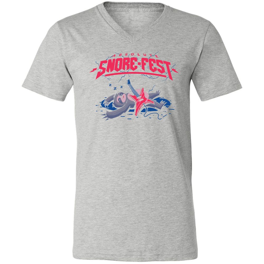 Unisex V-Neck T-Shirt - 39ZD43HF - Athletic Heather - 7