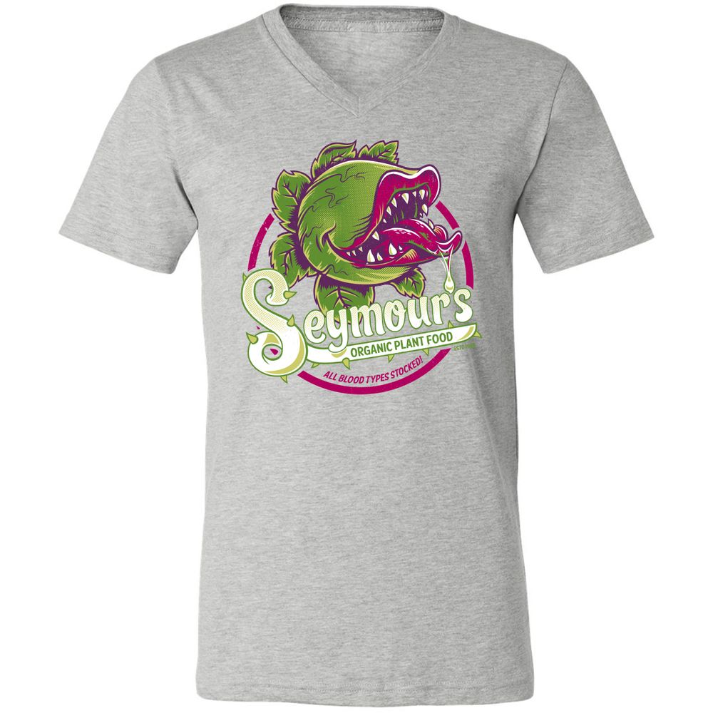 Unisex V-Neck T-Shirt - XXRWZJ1Z - Athletic Heather - 7