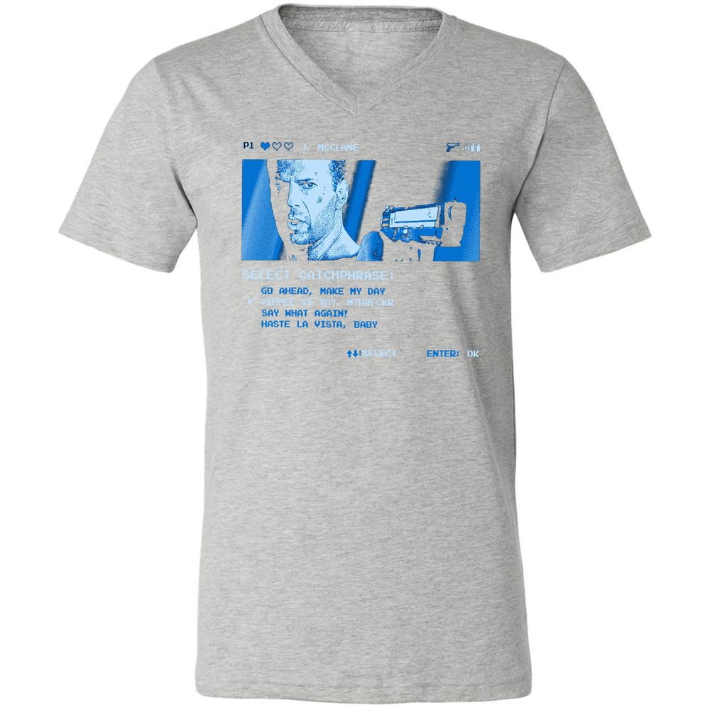 Unisex V-Neck T-Shirt - CVTMSV59 - Athletic Heather - 7