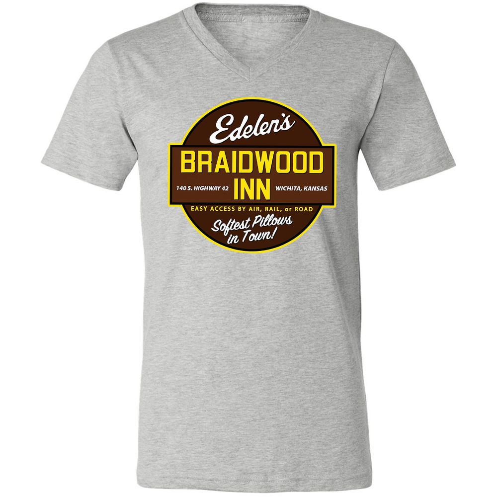 Unisex V-Neck T-Shirt - 9FU9CDWA - Athletic Heather - 7
