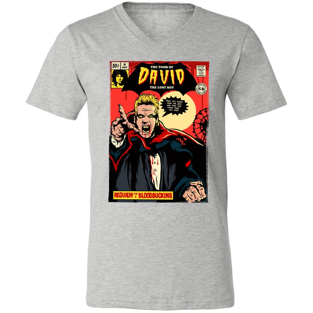 Unisex V-Neck T-Shirt - NTP7C5SC - Athletic Heather - 7