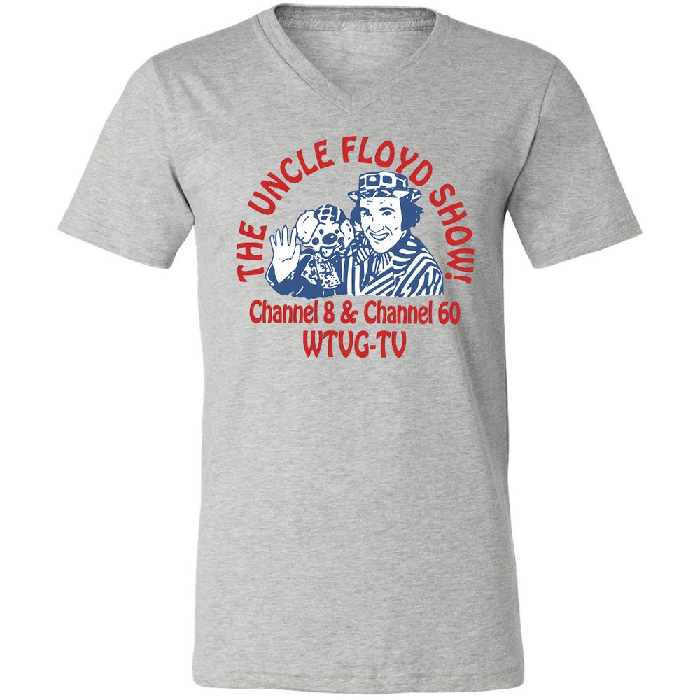 Unisex V-Neck T-Shirt - MMDVD4JZ - Athletic Heather - 7