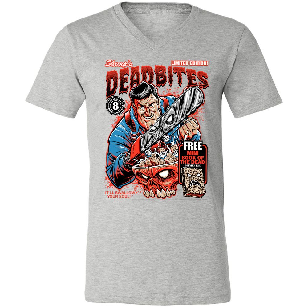 Unisex V-Neck T-Shirt - FWB1YVTZ - Athletic Heather - 7