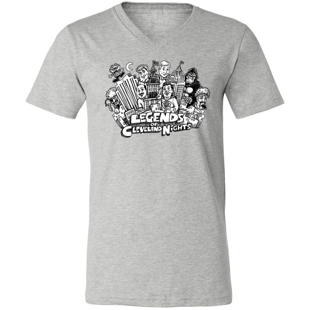 Unisex V-Neck T-Shirt - CF9N6H2R - Athletic Heather - 7