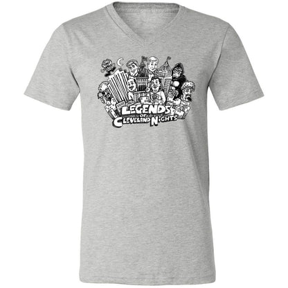 Unisex V-Neck T-Shirt - CF9N6H2R - Athletic Heather - 7