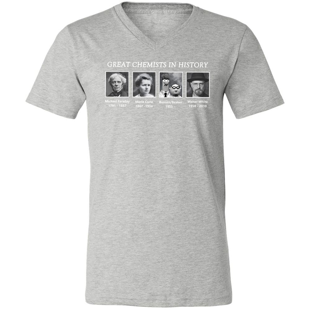 Unisex V-Neck T-Shirt - AY17SS1W - Athletic Heather - 7