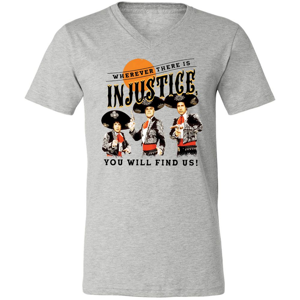 Unisex V-Neck T-Shirt - M5WU67V7 - Athletic Heather - 7