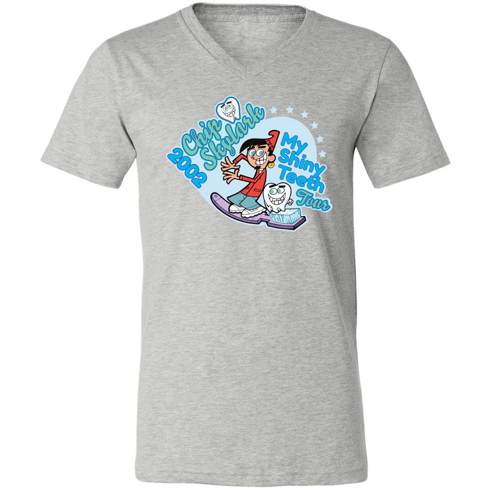 Unisex V-Neck T-Shirt - 5S9KFKLK - Athletic Heather - 7
