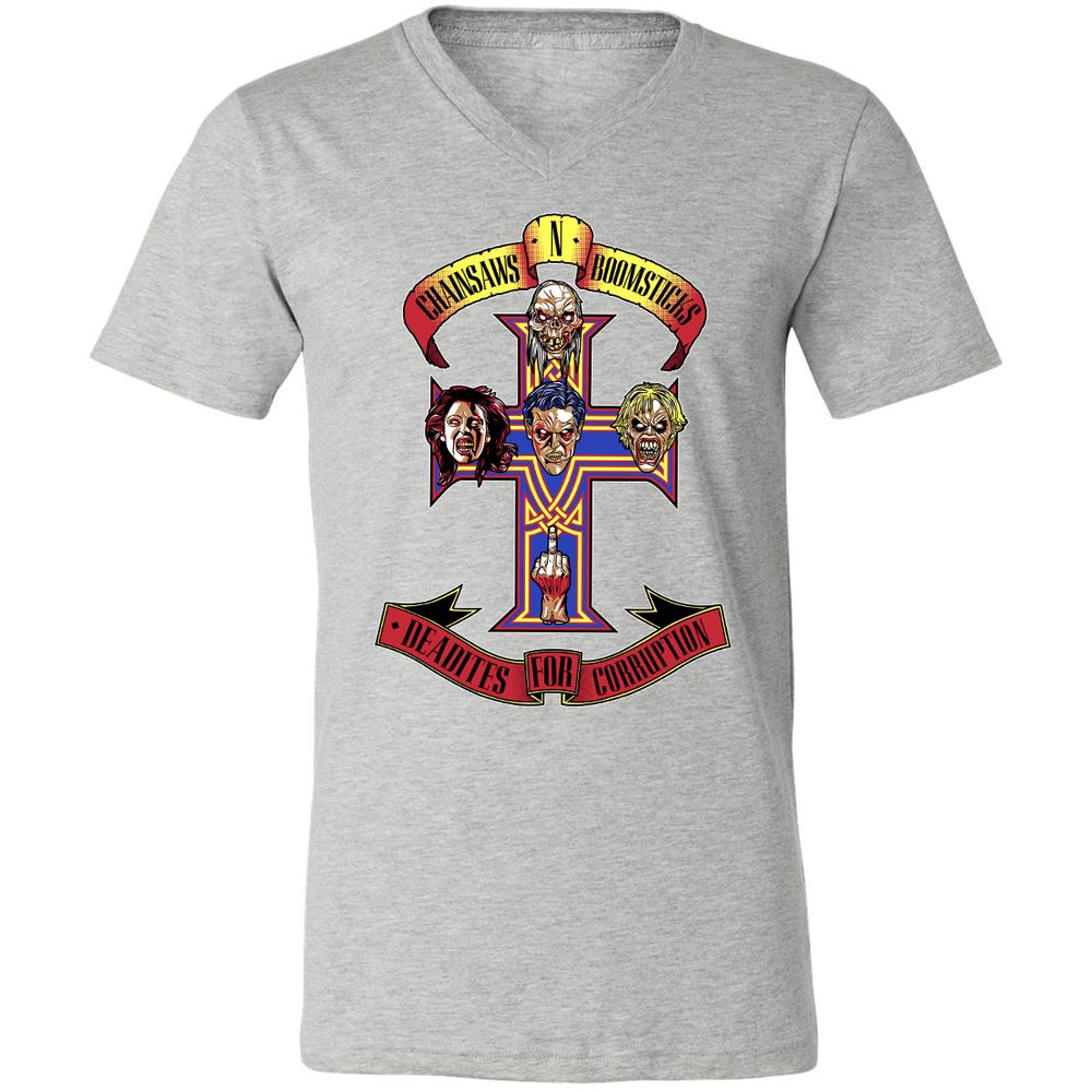 Unisex V-Neck T-Shirt - M7LRNMSD - Athletic Heather - 7
