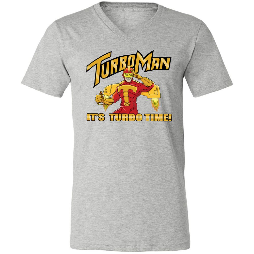 Unisex V-Neck T-Shirt - YMEVHH78 - Athletic Heather - 7