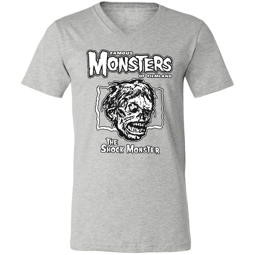 Unisex V-Neck T-Shirt - EKHLPCPA - Athletic Heather - 7