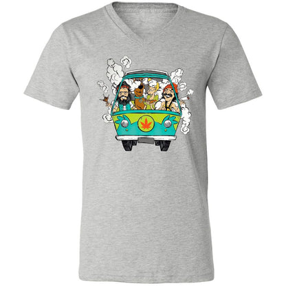 Unisex V-Neck T-Shirt - 417KPKT3 - Athletic Heather - 7
