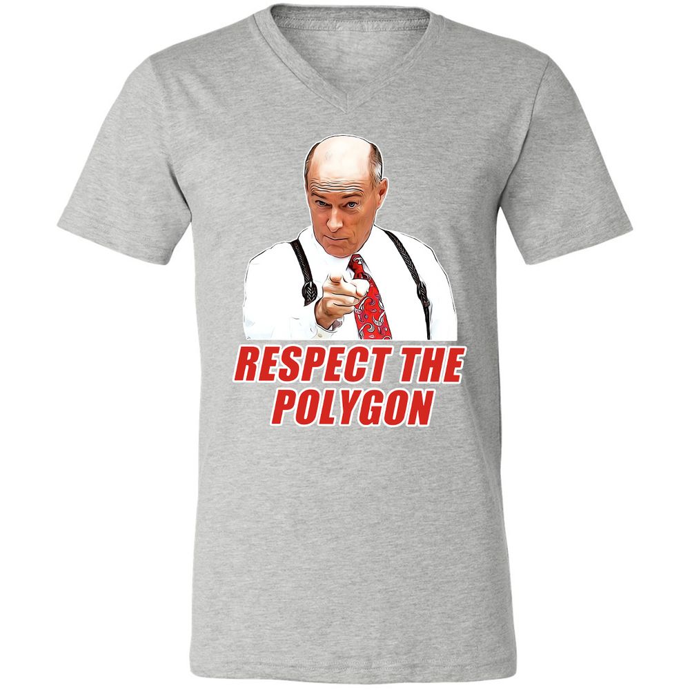 Unisex V-Neck T-Shirt - UY2YVLBX - Athletic Heather - 7