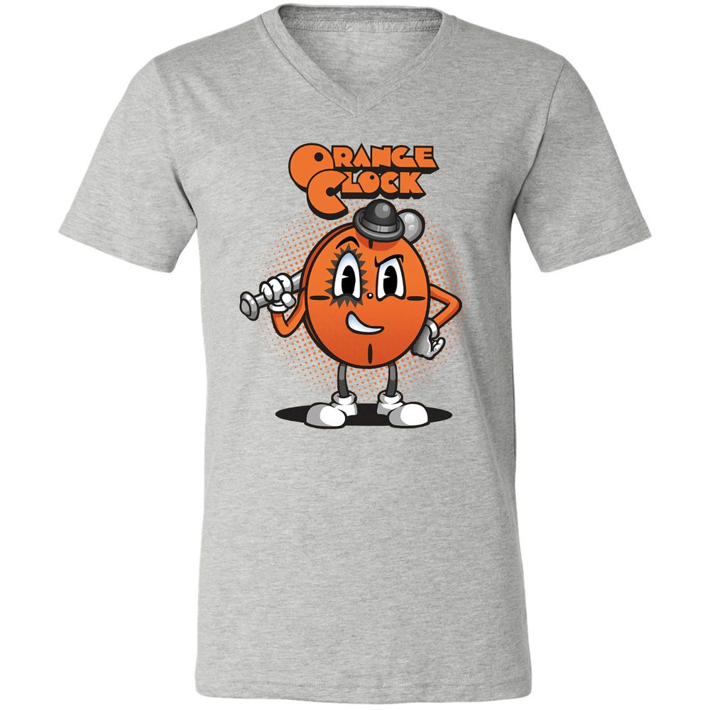 Unisex V-Neck T-Shirt - QWMMLYM9 - Athletic Heather - 7