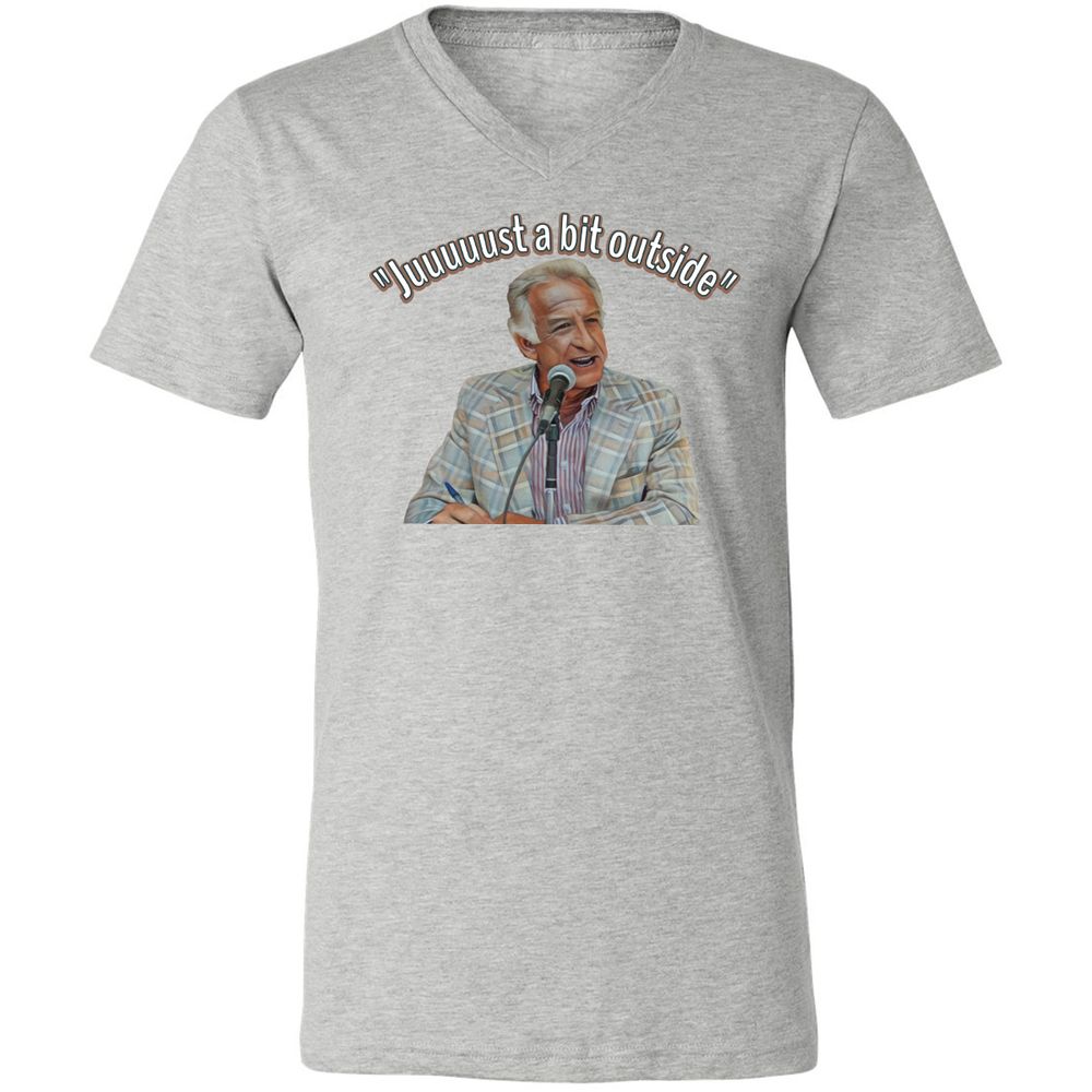 Unisex V-Neck T-Shirt - ZEHZ4F7U - Athletic Heather - 7