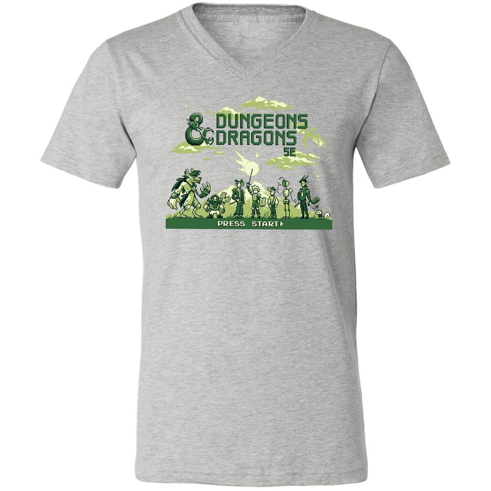 Unisex V-Neck T-Shirt - V142YPW3 - Athletic Heather - 7