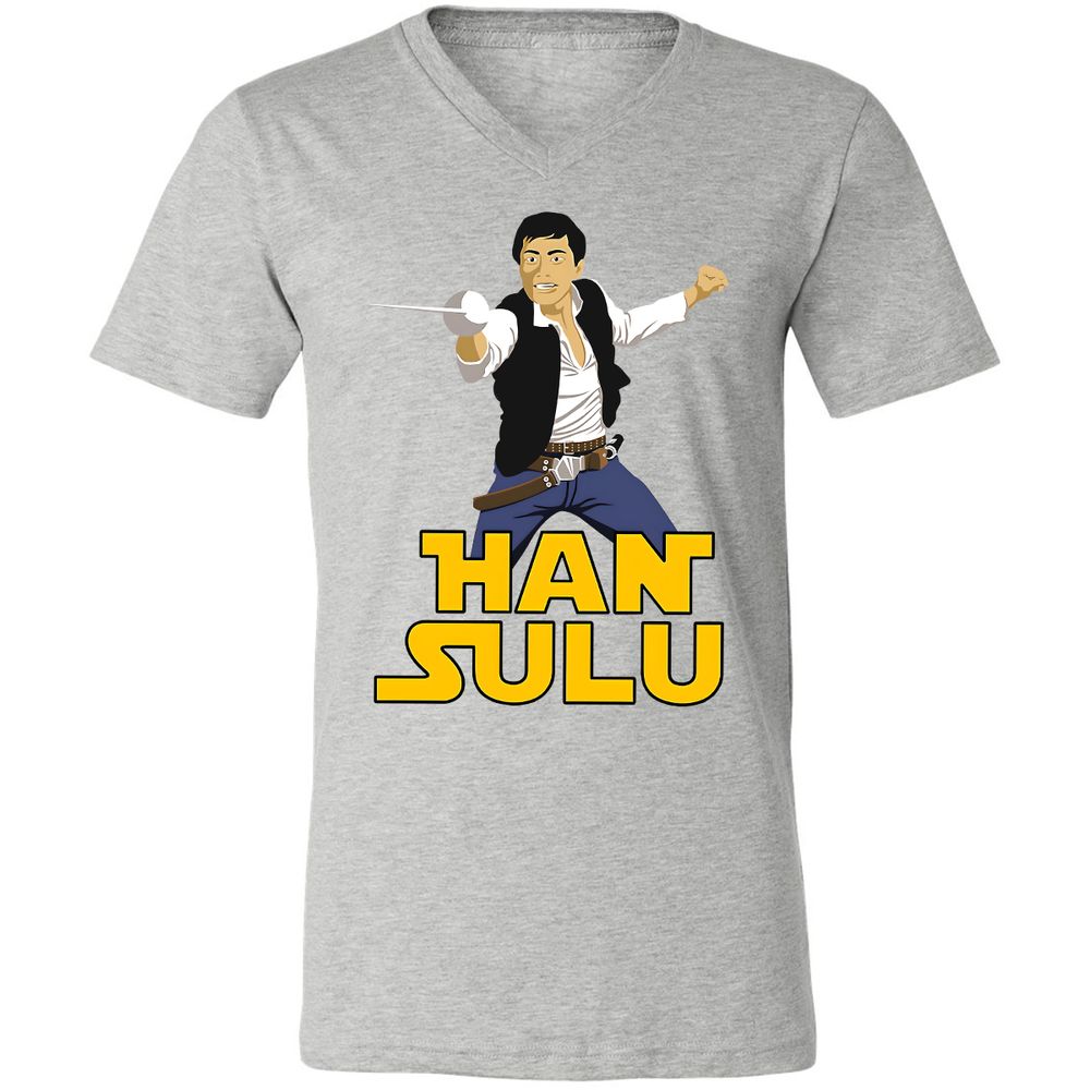 Unisex V-Neck T-Shirt - RSD75WNW - Athletic Heather - 7