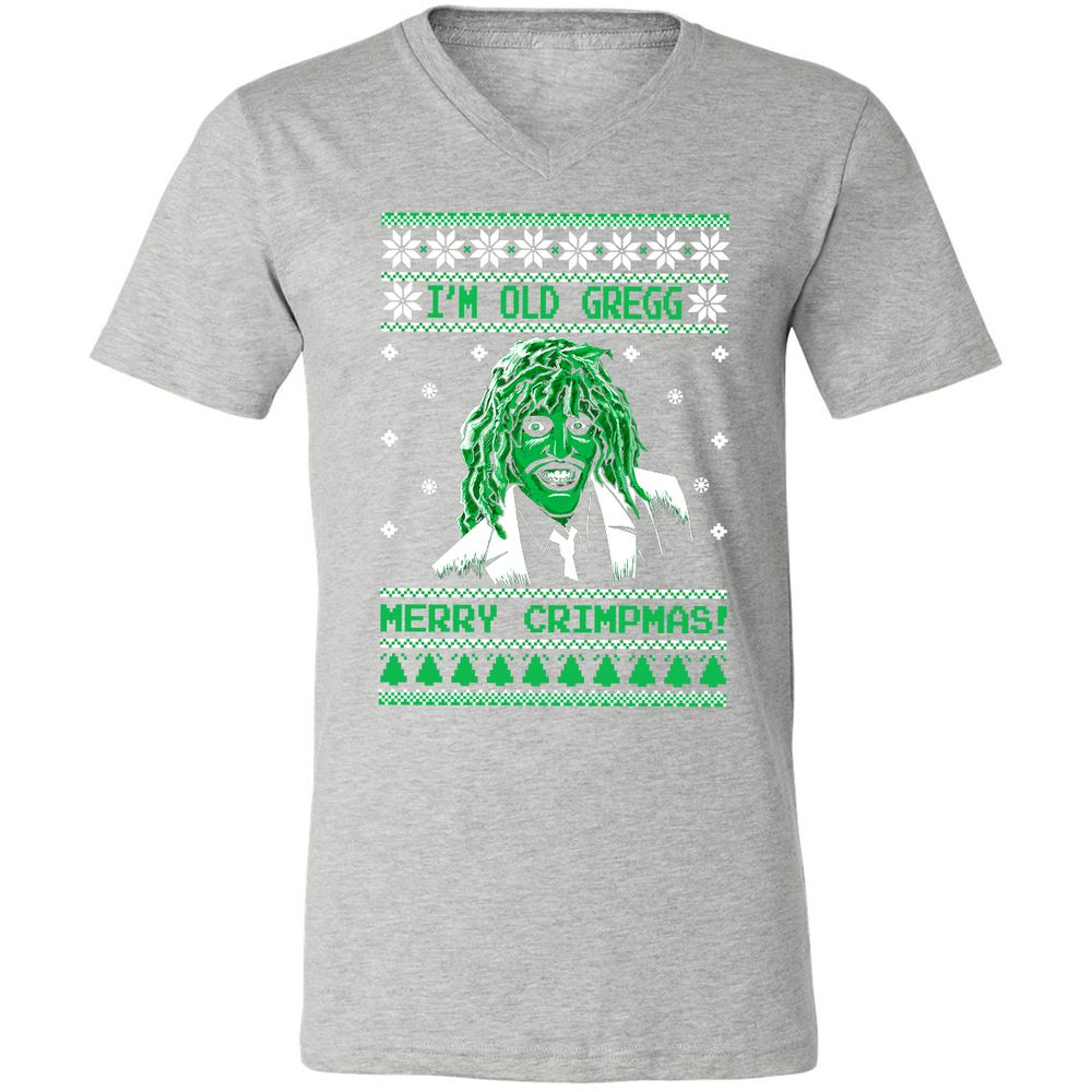 Unisex V-Neck T-Shirt - 9AKW1FDB - Athletic Heather - 7