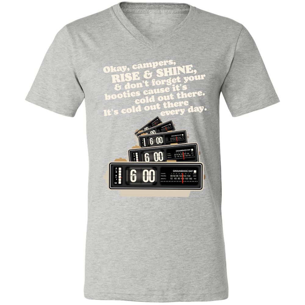 Unisex V-Neck T-Shirt - XYCEET35 - Athletic Heather - 7