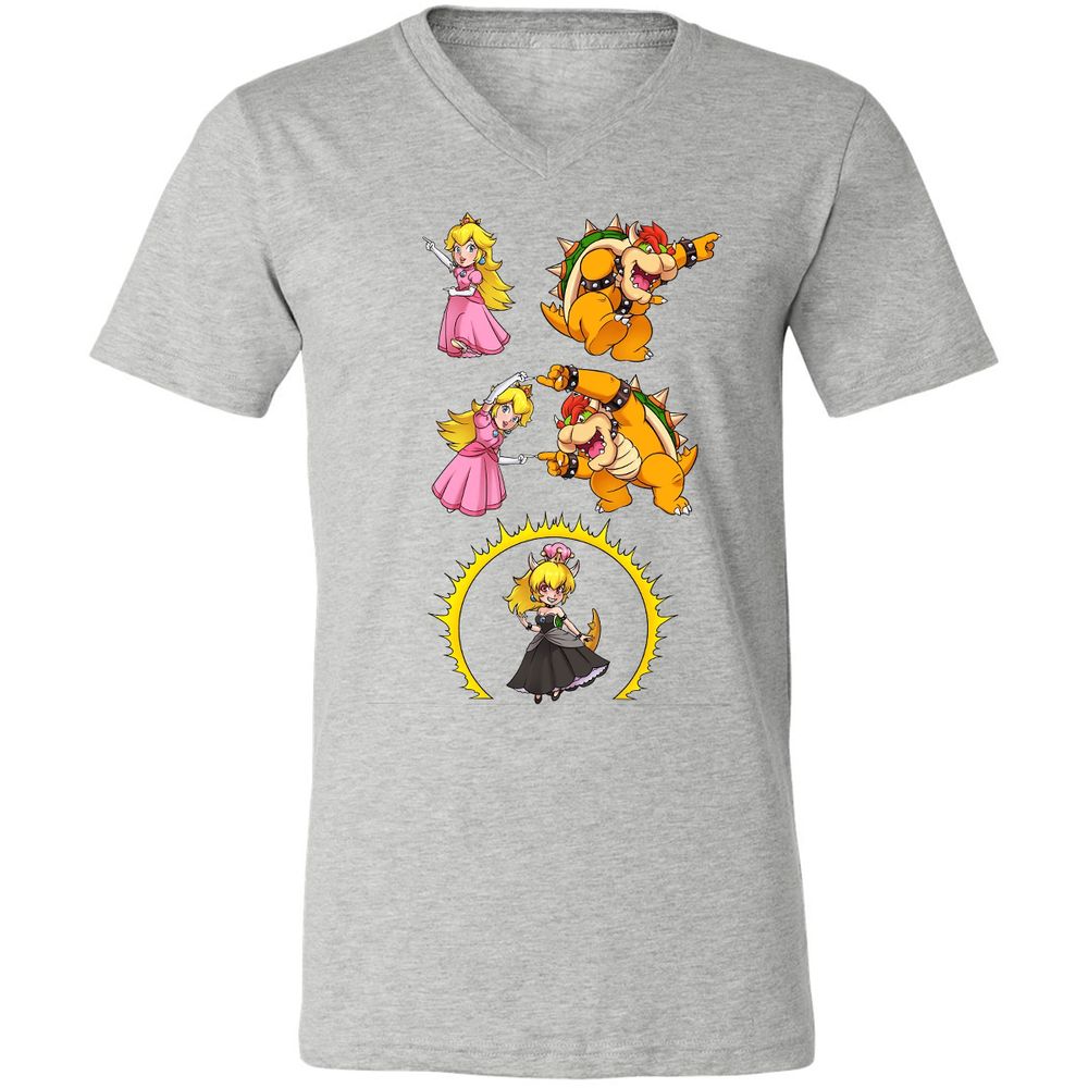 Unisex V-Neck T-Shirt - JT5EX52S - Athletic Heather - 7